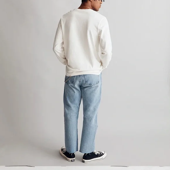 Relaxed Long-Sleeve Tee MEDIUM Ma953 - Picture 4 of 6